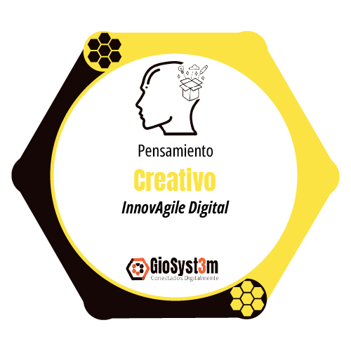Insignias Digitales Pensamiento Creativo Programa InnovAgile Digital 40H - GioSyst3m
