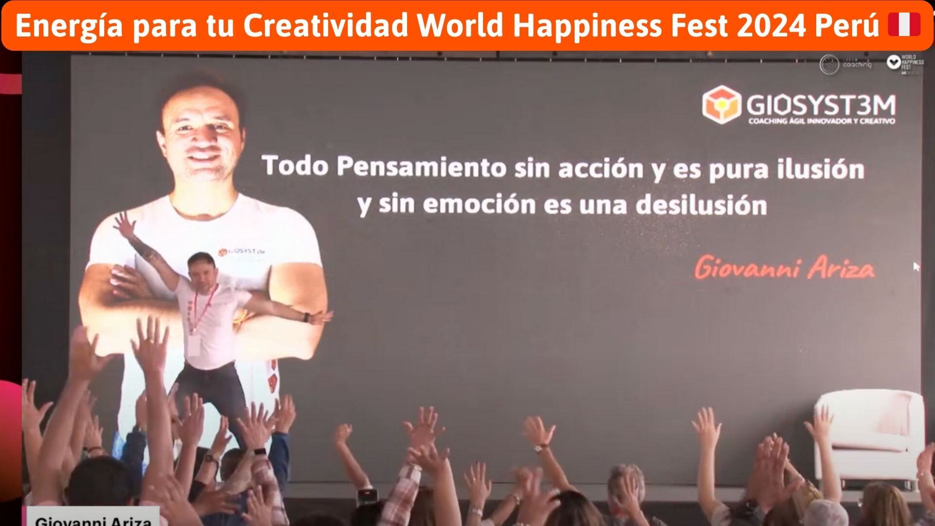 Energía para tu Creatividad - World Happiness Fest - GioSyst3m