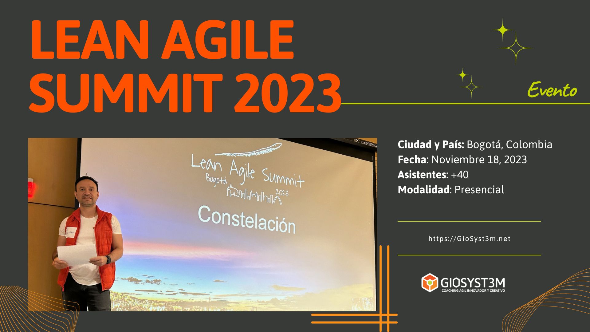 Lean Agile Summit 2023 - Constelación - GioSyst3m